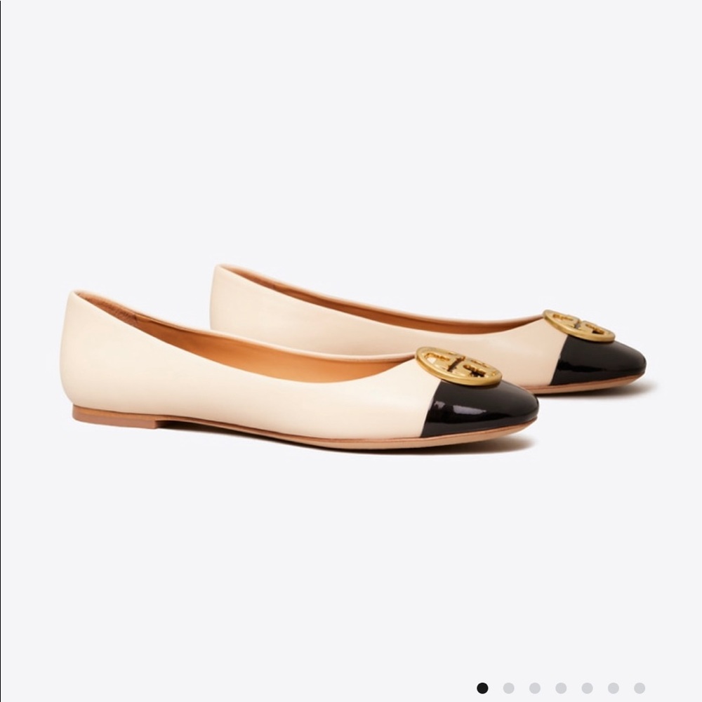 Tory Burch Women's Chelsea Cap Toe Ballet Flats